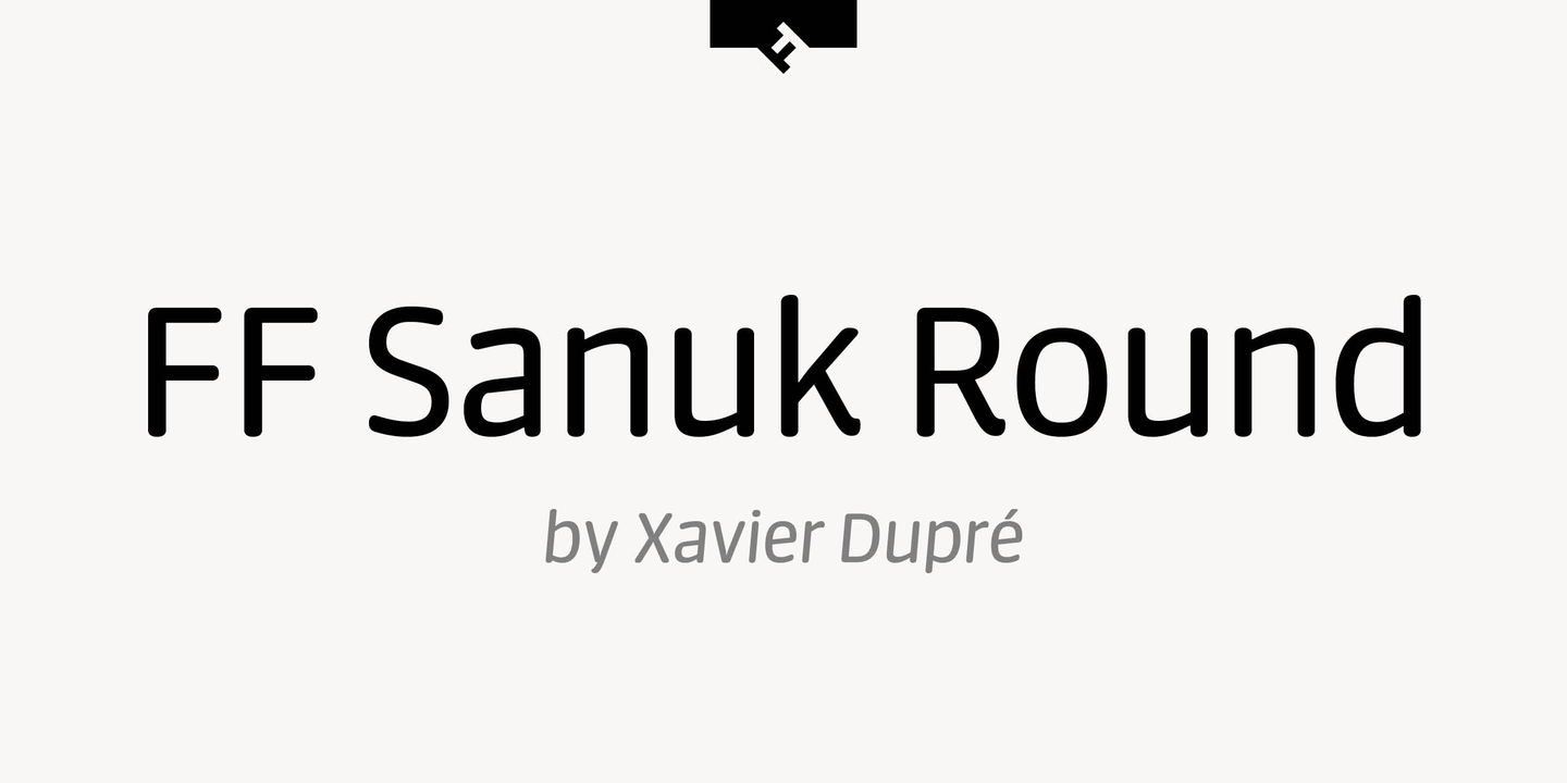 Schriftart FF Sanuk Round